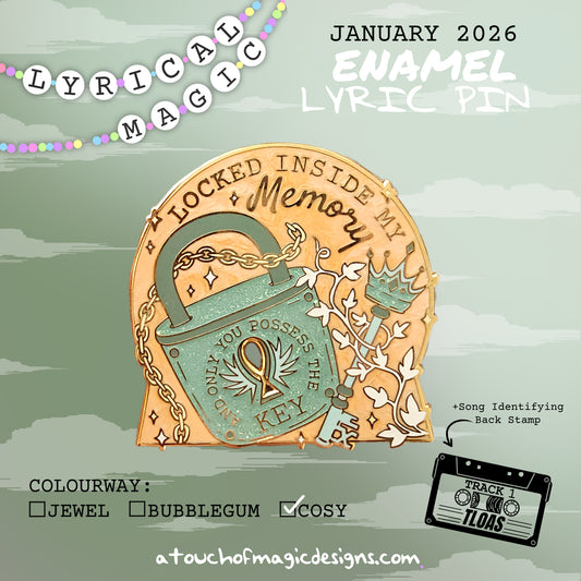 Locked memory - #16 - Cozy edition - A touch of lyrical magic - Pin Collection