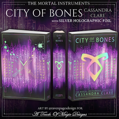 The Mortal Instruments Rainbow editions - PAPERBACK SIZE - dust jacket set