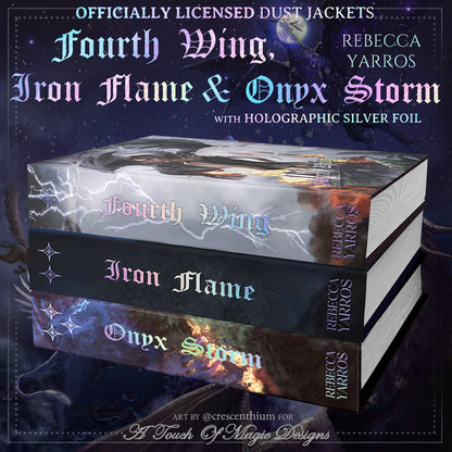 UK Edition - Officially Licensed "Iridescent Storm" 3 piece Dust Jacket Set | art by Crescenthium: UK ed.