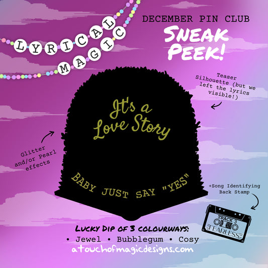 Lyrical Magic | Monthly Lyric Pin Club