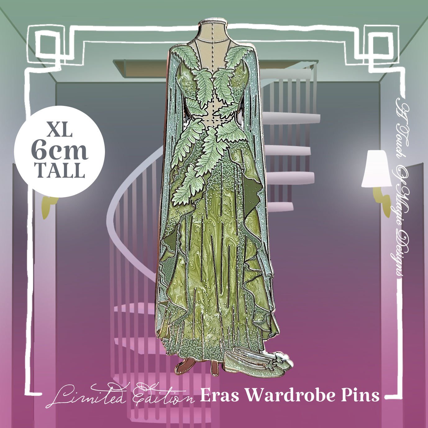 The Wardrobe Pin Collection - Era #8 - Forrest Green