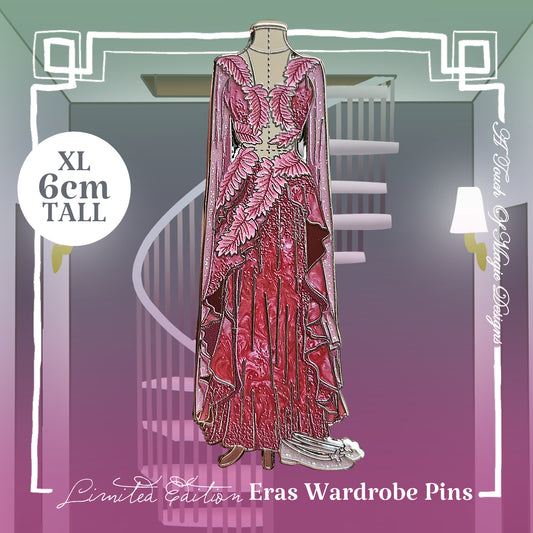 The Wardrobe Pin Collection - Era #8 - Berry pink
