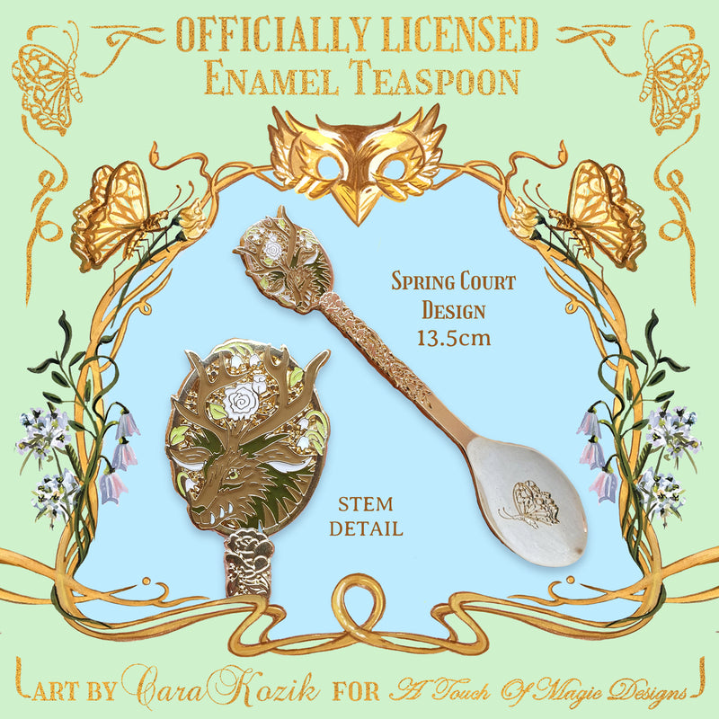 Spring Court - Teacup & Spoon set - officially licensed - Pre-order ships March 2024