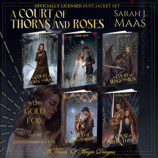 ACOTAR Gates edition - Dust Jacket set - SJM OFFICIALLY LICENSED - Art by @mftfernandez Crescent City 💫 PRE-ORDER 💫