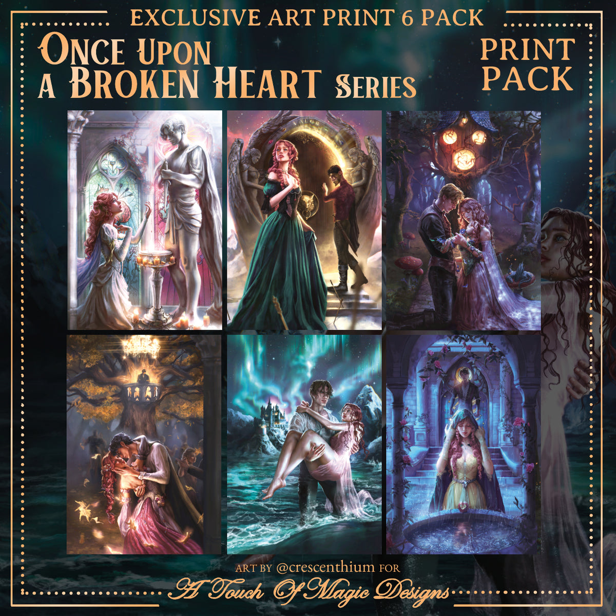 Once upon a broken heart - 6 set of premium prints