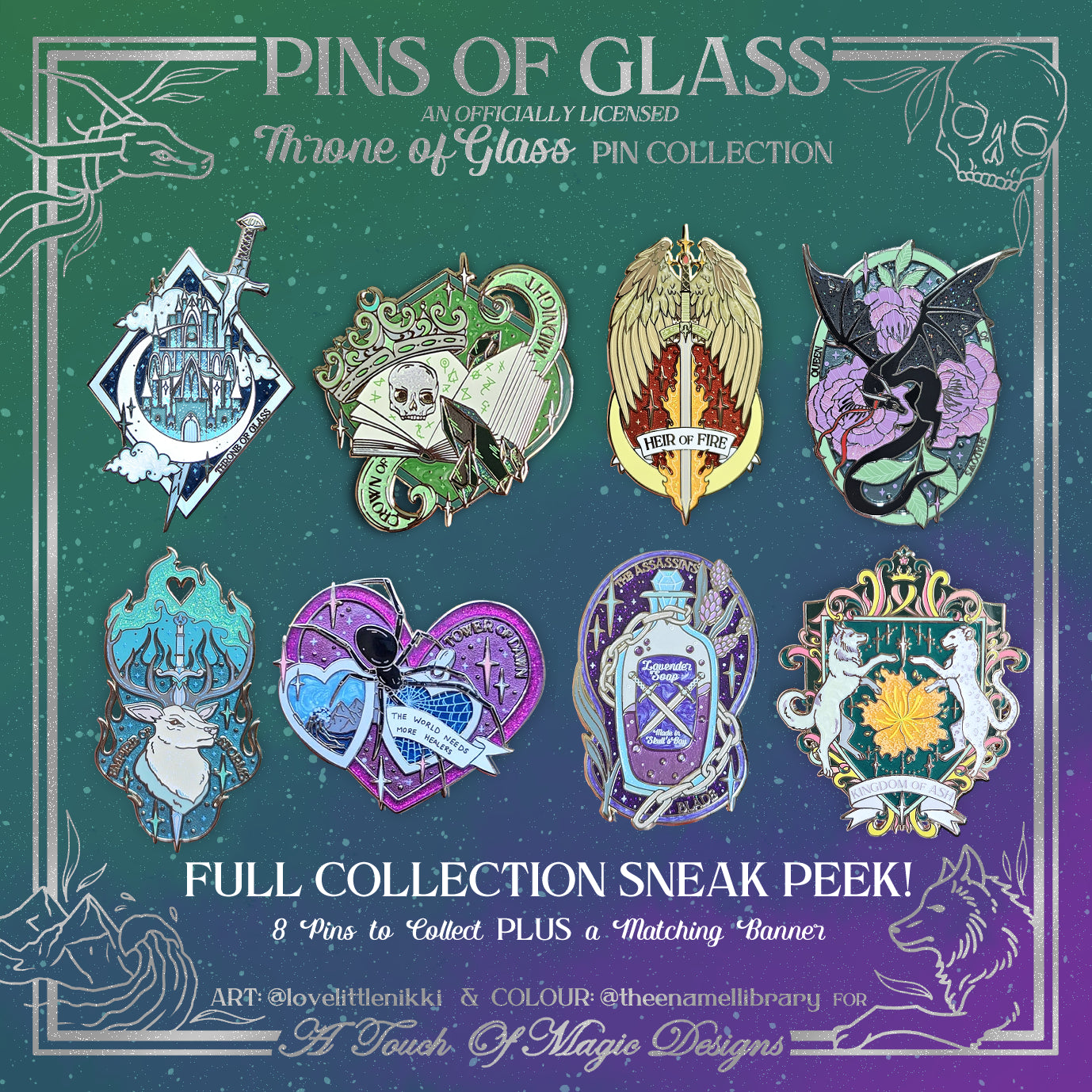 Officially Licensed - Pins of Glass Collection - TOG - Kingdom of Ash