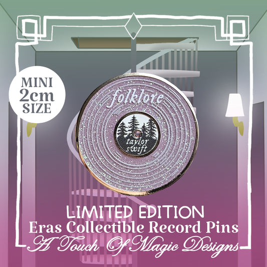 Mini record Pin Collection - Era #8 - garden