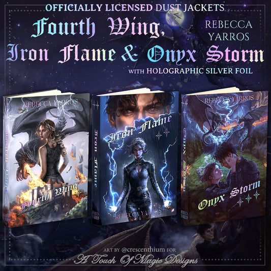 UK Edition - Officially Licensed "Iridescent Storm" 3 piece Dust Jacket Set | art by Crescenthium: UK ed.