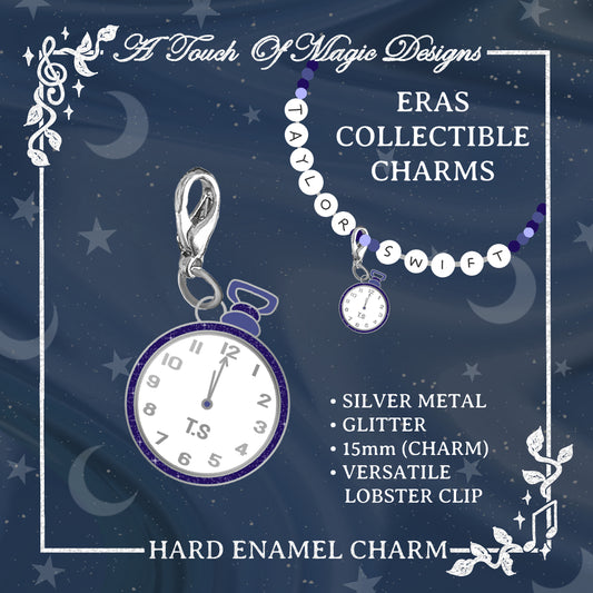 Era Charm collection - Midnight clock - Silver - Era #10 - PRE-ORDER