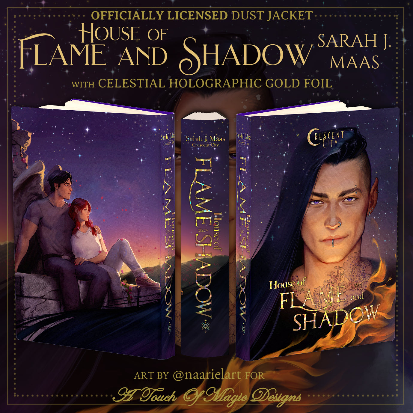 Starlight editon - alternative art dust jacket set - SJM Oficially Licensed