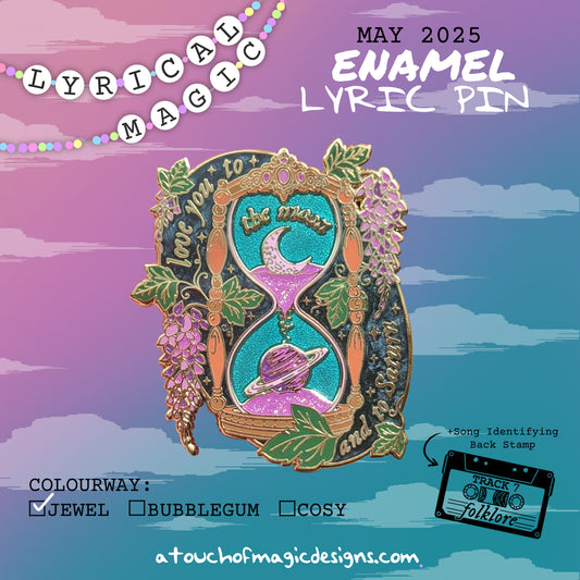 Love you to the moon  - #8 - Jewel edition - A touch of lyrical magic - Pin Collection