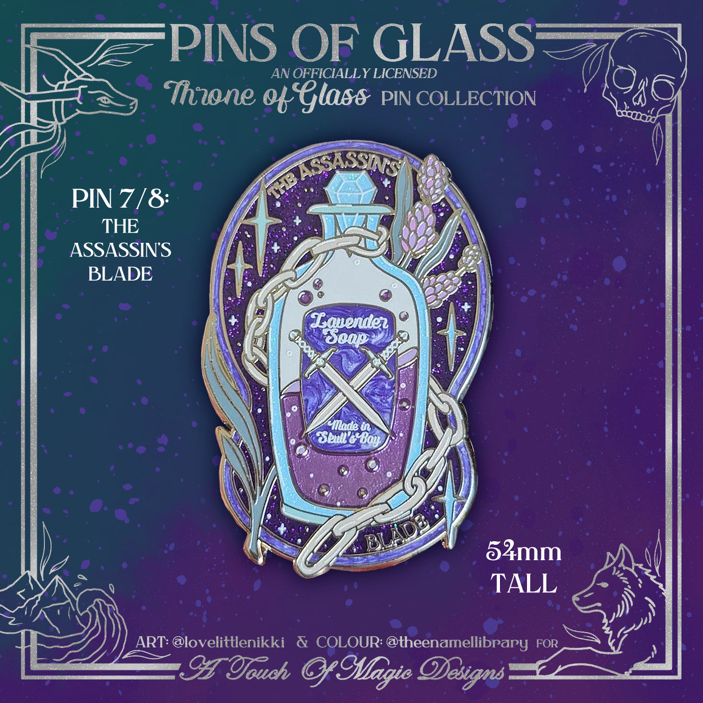 Officially Licensed - Pins of Glass Collection - TOG - The Assasins Blade