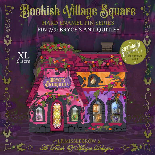Officially Licensed - Bookish Village Square Collection - Bryce's Antiquities - PIN #7 - PRE-ORDER