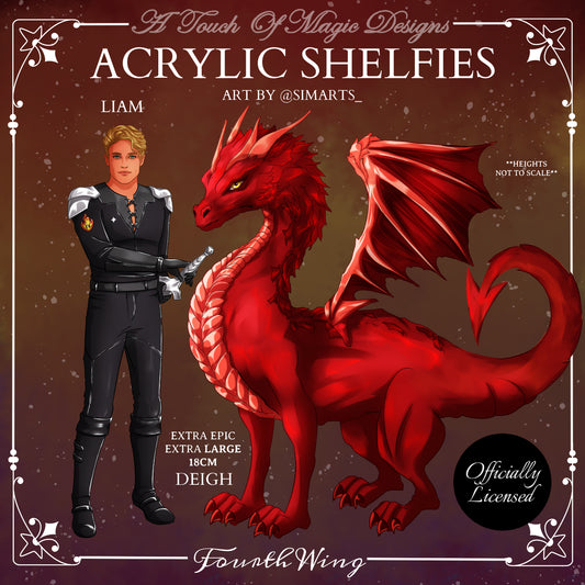 Shelfie Set - Rhiannon & Feirge - FOURTH WING OFFICIALLY LICENSED