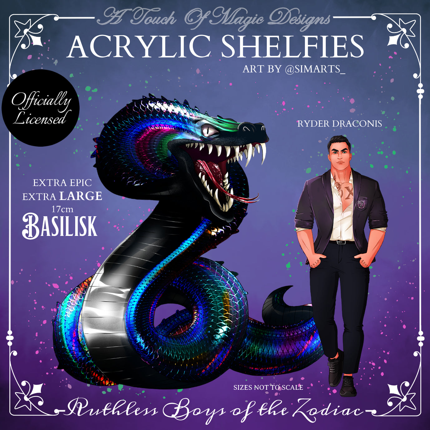 Shelfie set - Ryder & XL Basilisk - Academy attire - TWISTED SISTERS OFFICIALLY LICENSED