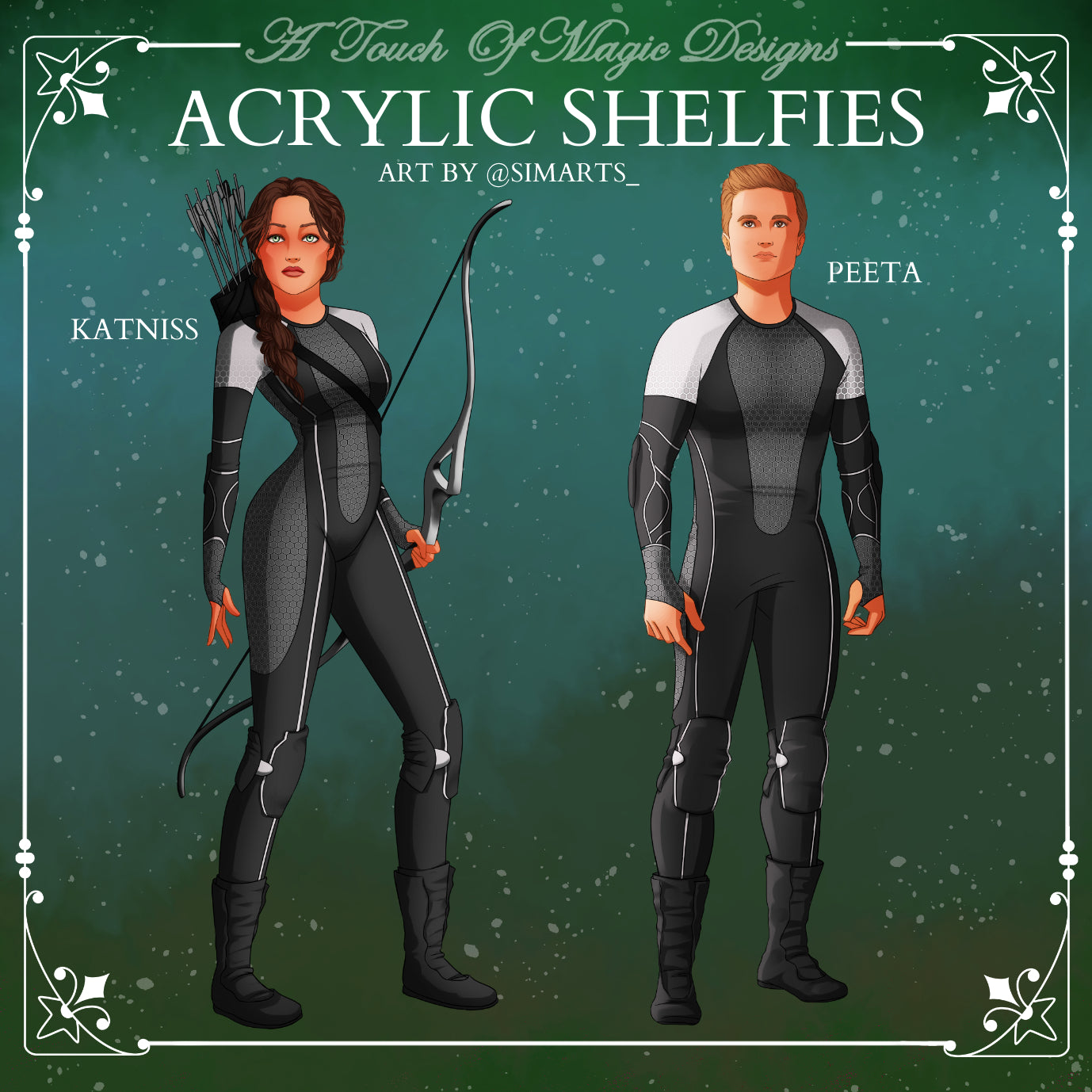 Shelfie set - Hunger games - Katniss and Peeta