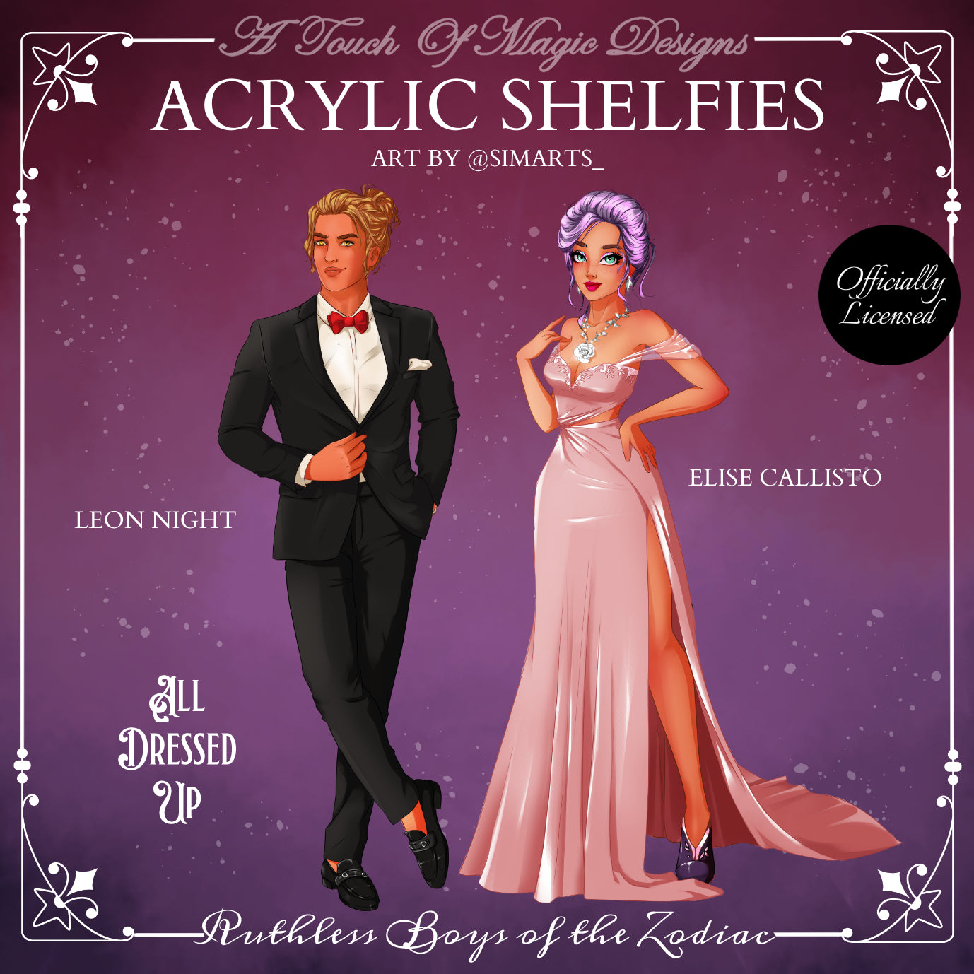 Shelfie set - Elise & Leon - all dressed up - TWISTED SISTERS OFFICIALLY LICENSED