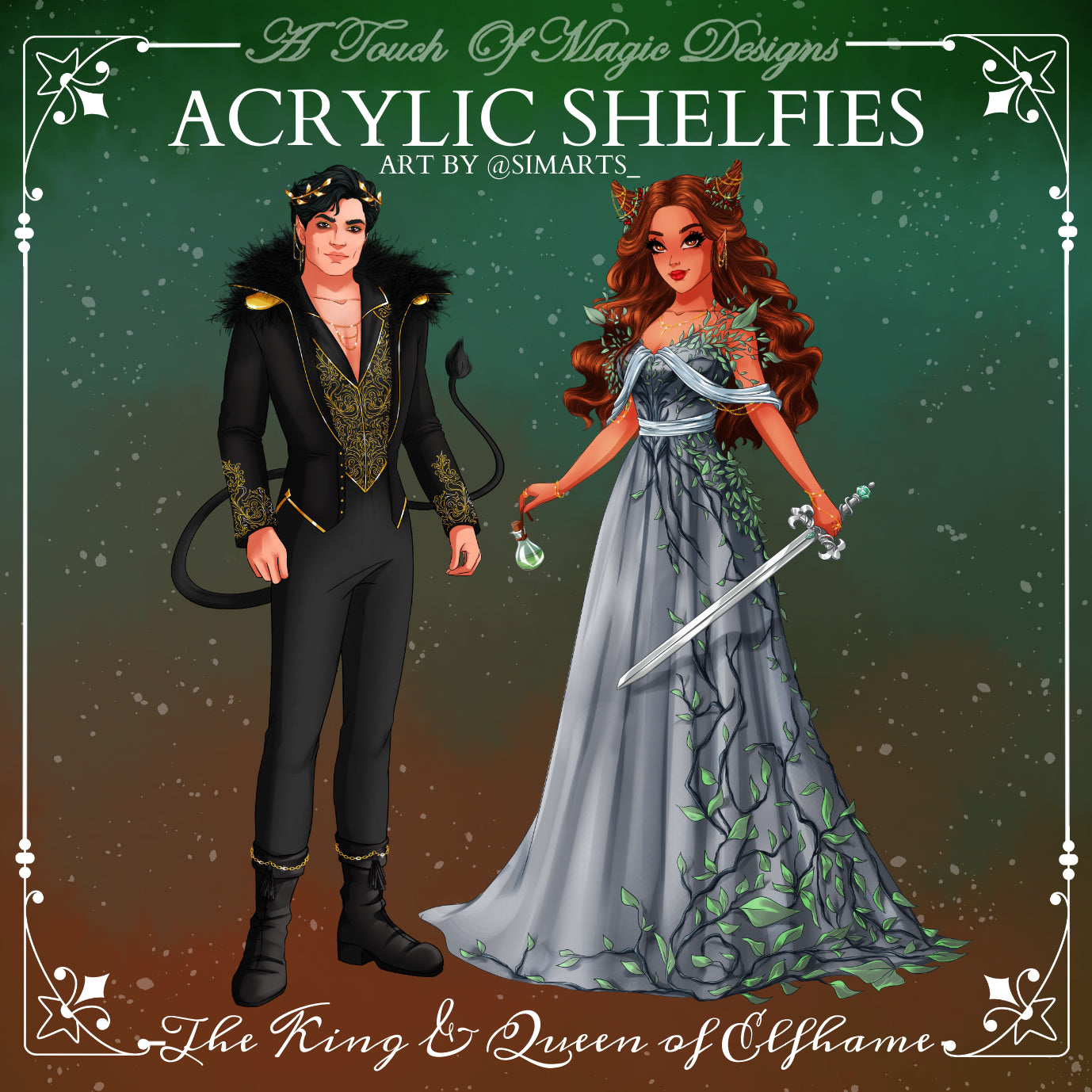 Shelfie set - Folk of the air - Kingdom and Queen of Elfhame