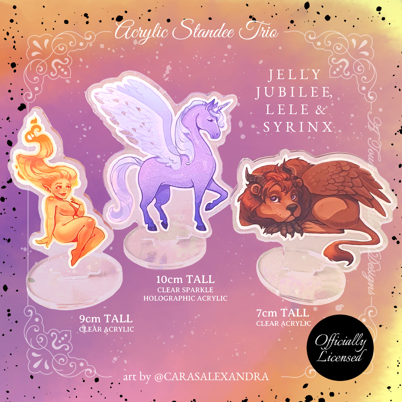 Shelfie mini Trio - lele, syrinx and Jelly jubilee - SJM OFFICIALLY LICENSED