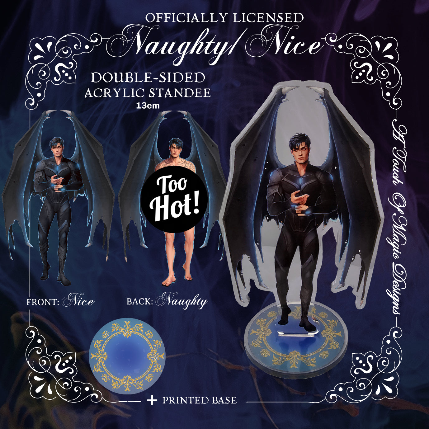 PRE-ORDER - Naughty but nice portal - Azriel - SJM OFFICIALLY LICENSED