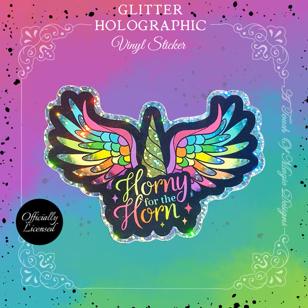 Sticker - Bright Horny for the Horn - Twisted Sisters Officially Licensed