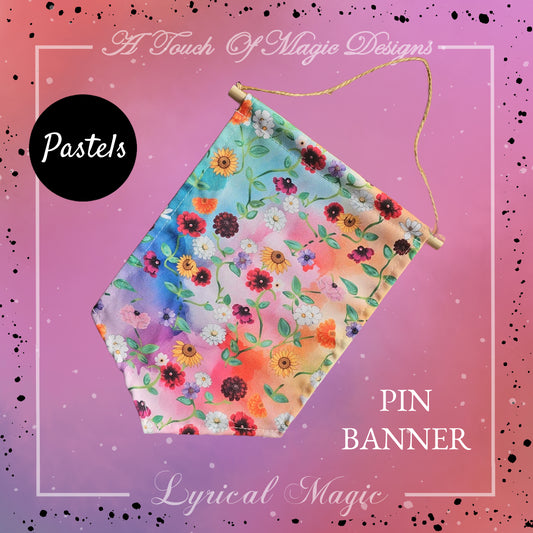 Secret garden -  Pin Banner - watercolor