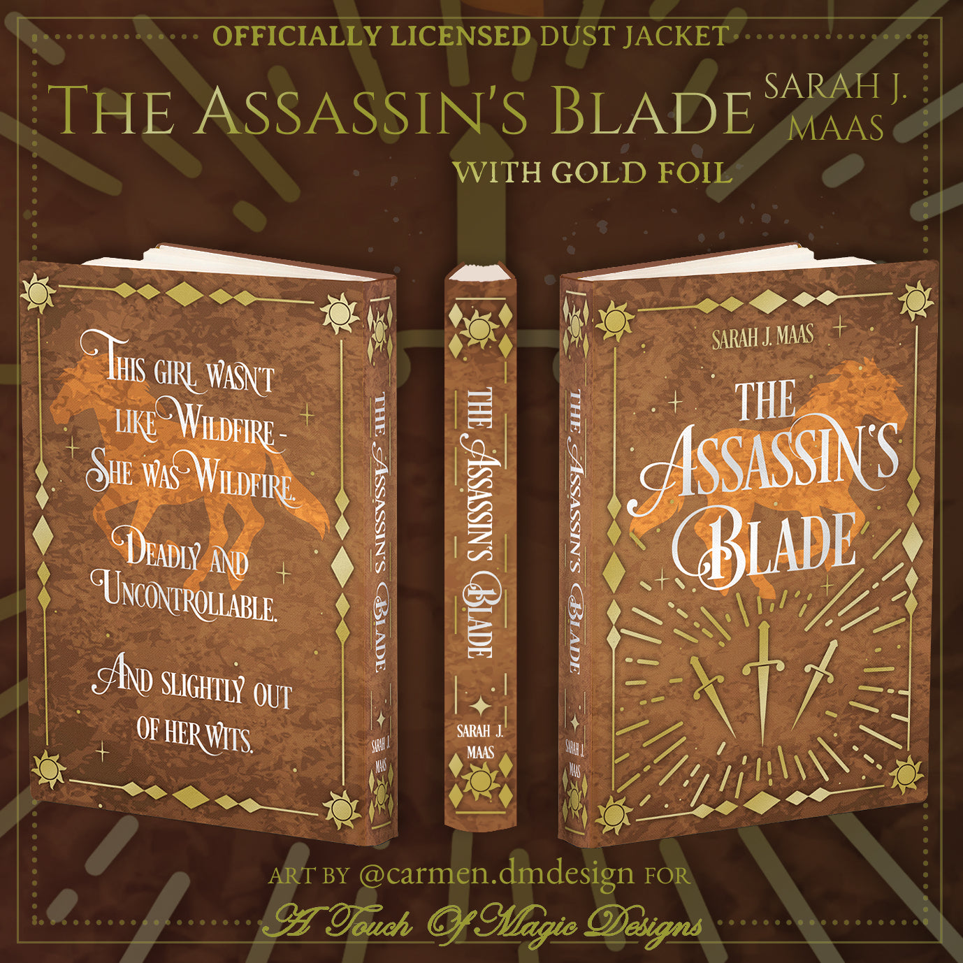 Throne of Glass - Rainbow edition - Dust jacket set - OFFICIALLY LICENSED - 💫PRE-ORDER💫