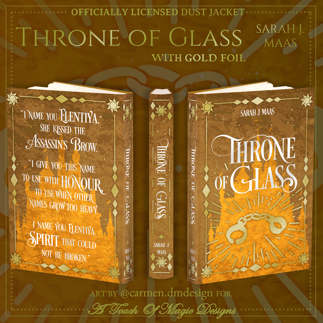 Throne of Glass - Rainbow edition - Dust jacket set - OFFICIALLY LICENSED - 💫PRE-ORDER💫