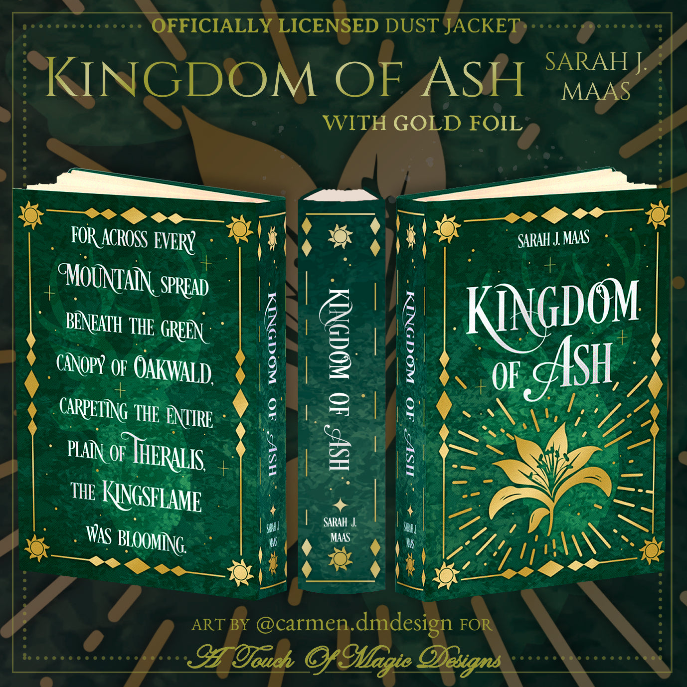 Throne of Glass - Rainbow edition - Dust jacket set - OFFICIALLY LICENSED - 💫PRE-ORDER💫