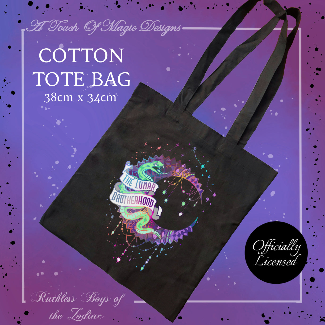 Tote Bag - Lunar Brotherhood - Twisted Sisters Oficially Licensed