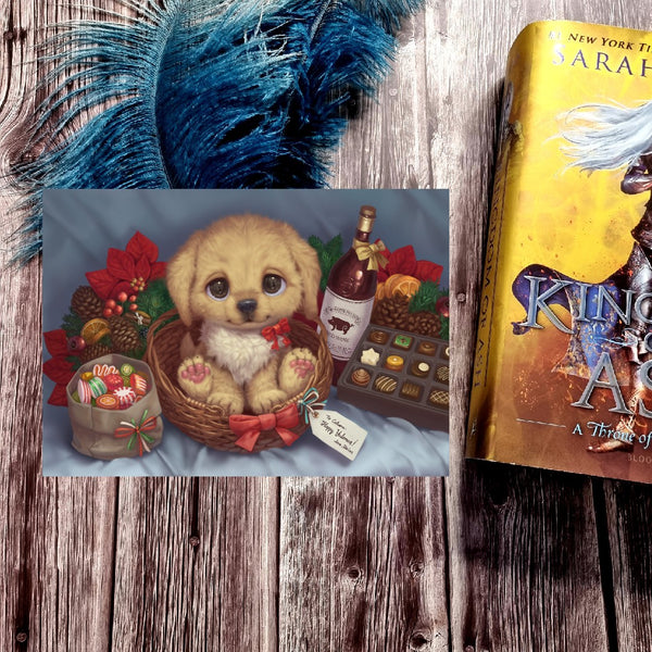 Yulemas puppy - OFFICIALLY LICENSED - premium print