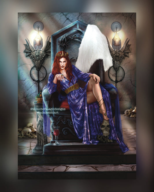 The indigo never fading flower - SJM OFFICIALLY LICENSED - premium print