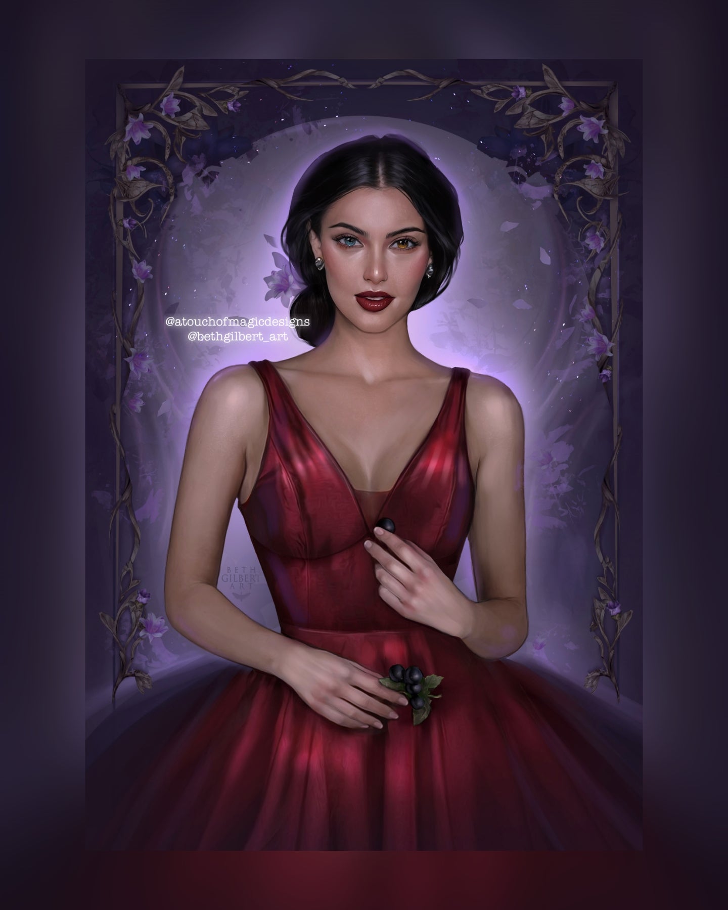 A life of death - double sided premium print – A Touch Of Magic Designs