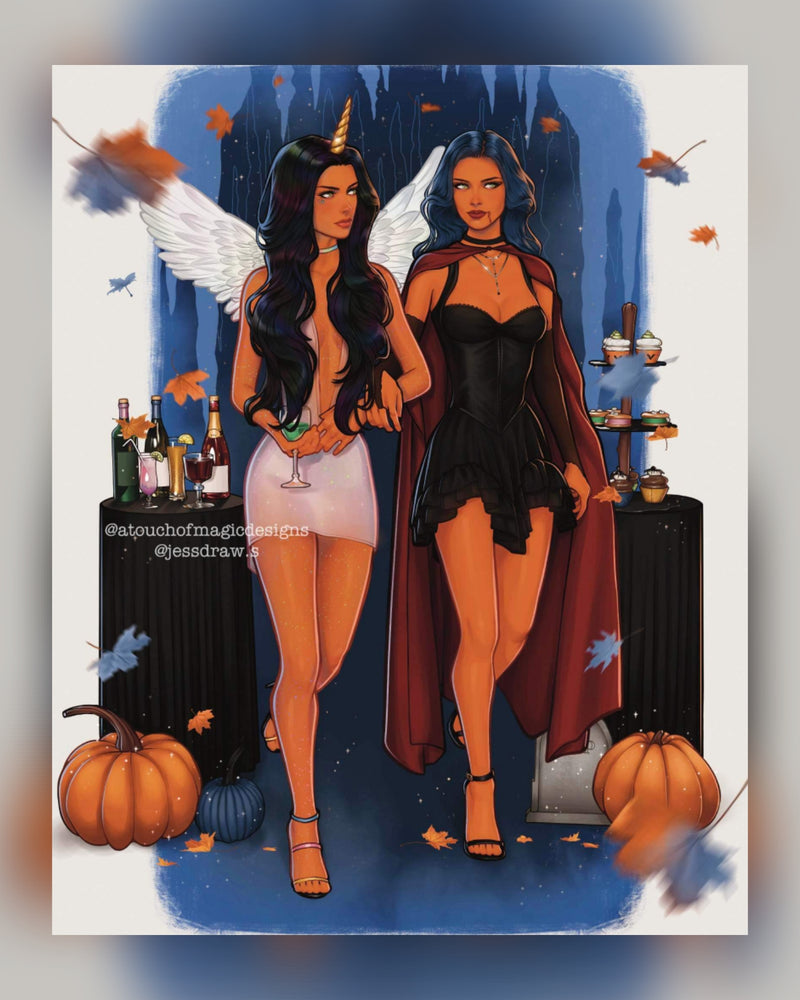 A very Vega Halloween - Twisted sisters officially licensed - Premium print