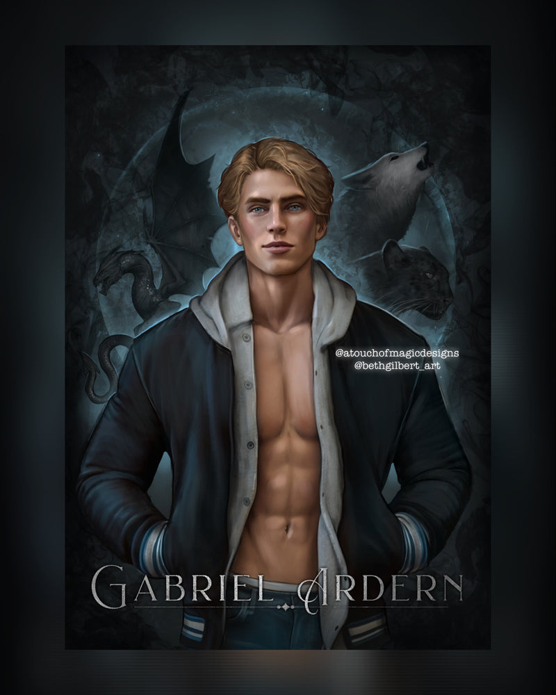 Gabriel Ardern - double sided -  OFFICIALLY LICENSED - premium print