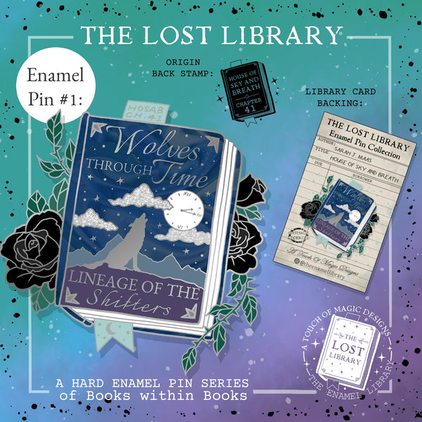 Lost library pin collection - pin #1 - OFFICIALLY LICENSED