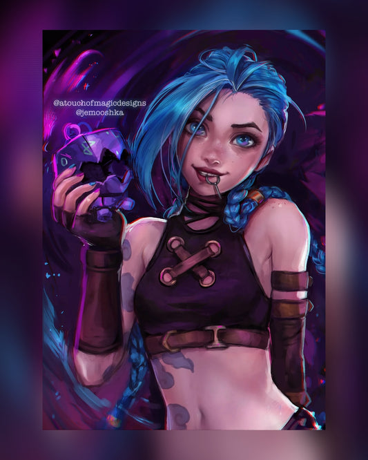 Chaotic but still cute - premium print