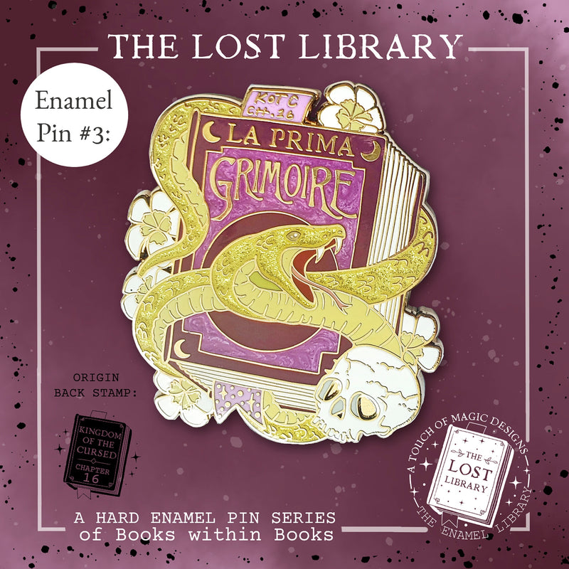 USA & Canada listing - Lost library pin collection - pin #3 - Kingdom of the Wicked