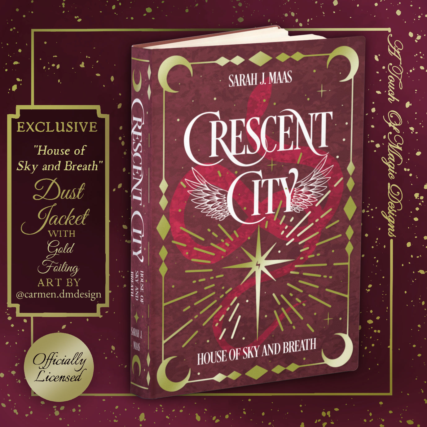 Crescent City - Rainbow editions - Dust Jacket set - OFFICIALLY LICENSED