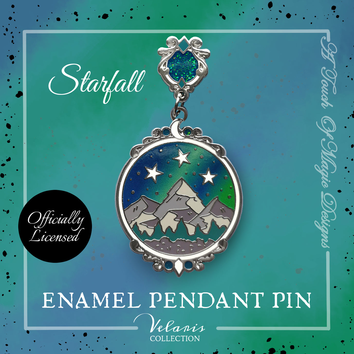 Falling Star Pin Starfall - Pendant Pin - OFFICIALLY LICENSED – A Touch Of Magic Designs