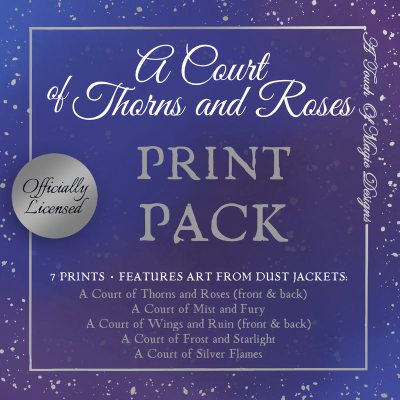 A court of thorns and roses - premium print set - OFFICIALLY LICENSED – A  Touch Of Magic Designs