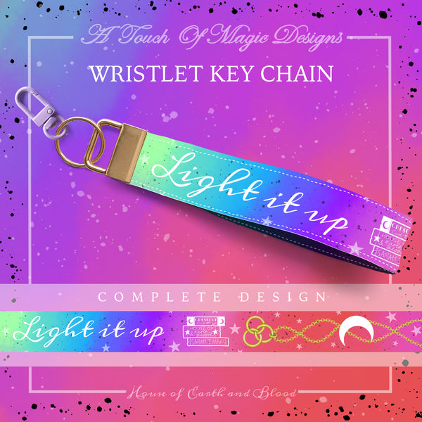Light it up - OFFICIALLY LICENSED - Leatherette wristlet - limited